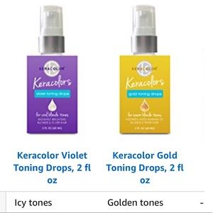 Keracolor Purple & gold Toning Drops Concentrate